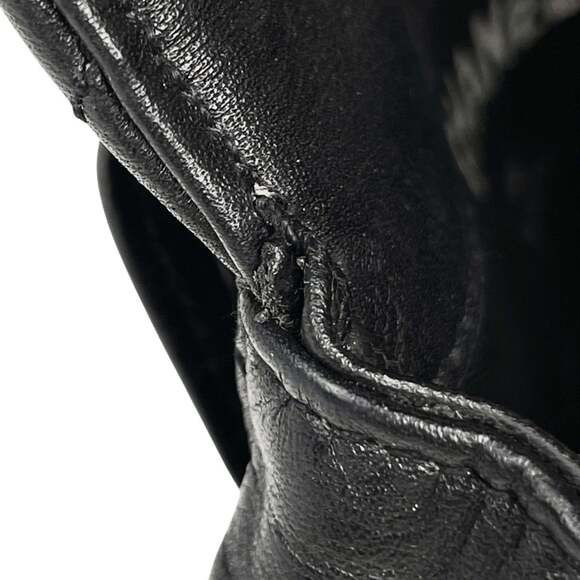 CHANEL Coco Mark Waist Bag, Matelasse Pouch, Body Leather, Black, Women's - Picture 9 of 10